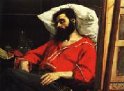 Charles Carolus - Duran The Convalescent ( The Wounded Man ) Germany oil painting reproduction